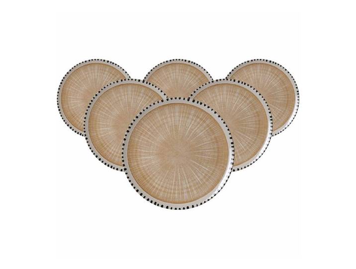 Ritzenhoff & Breker Pizzateller Natura Platzteller ø 32 cm 6er Set, (6 St)
