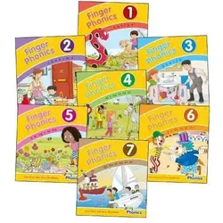 Finger Phonics Books 1-7, Schulbücher von Sara Wernham, Sue Lloyd