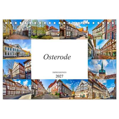 Osterode Impressionen (Tischkalender 2027 DIN A5 quer), CALVENDO Monatskalender