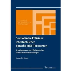 Semiotische Effizienz interfachlicher Sprache-Bild-Textsorten, Fachbücher von Alexander Holste
