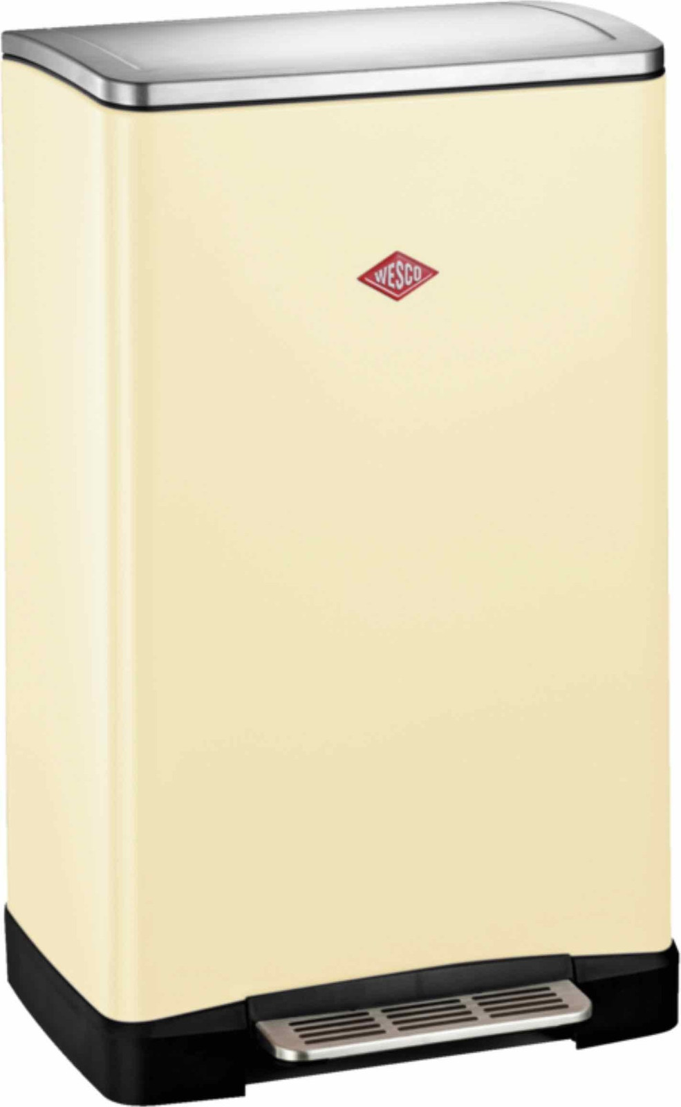 Wesco afvalbak Big Double Boy, amandelkleur