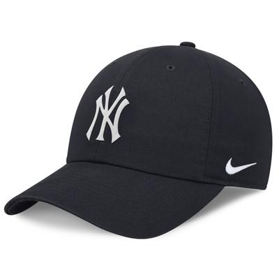 Baseball Cap NIKE "Nike Cap New York Yankees Nike OC", Jungen, Gr. L-XL, schwarz (mehrfarbig), Baumwolle, Caps