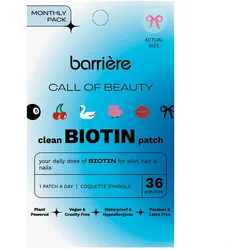 barrière CALL OF BEAUTY Biotin Patch Coquette Symbols (36 Stück)