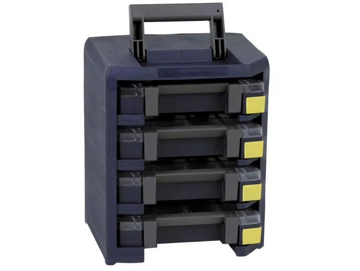 Raaco Assortimentsdoos - HandyBoxxser - Met 4 stuks Boxxser 55 Sorteerdozen - 247 x 290 x 432 mm - 137942