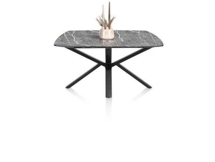 Henders & Hazel Palace Esstisch rund HPL/Metallgestell off black