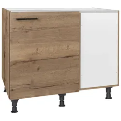 Eckunterschrank Structura Eiche dunkel