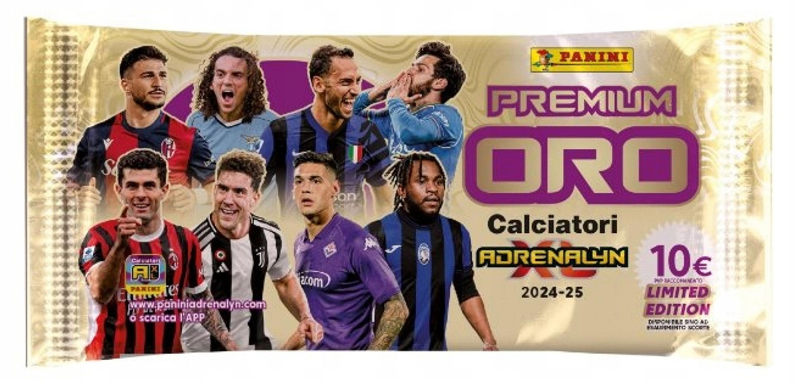 Hasbro Panini Serie A 2024/2025 Adrenalyn Gold-verpakking
