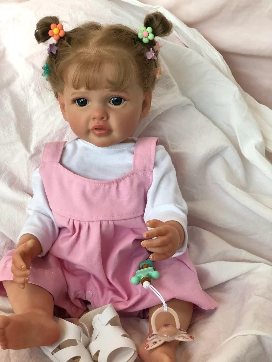 Realistische Babypop Cuddly Reborn Doll 55 cm