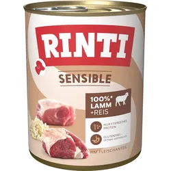Rinti Sensible Lamm + Reis 6x800 g