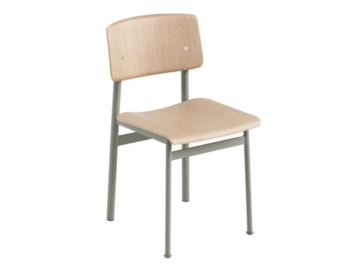 Muuto Loft Chair Stuhl Dusty green-Eiche