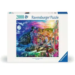 Ravensburger Puzzle 12000803 - Farbenfrohe Cinque Terre - 2000 Teile Puzzle für Erwachsene ab 14 Jahren