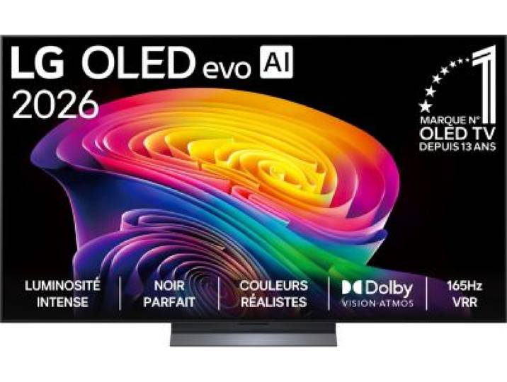 Lg - Tv Oled 65c6 (2026) 65 (164 Cm) 4k Ultra Hd - Expérience Cinéma & Gaming, 120hz, Smart Tv