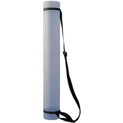RUMOLD Zeichenrollenköcher transparent/schwarz transparent, 8x100 cm