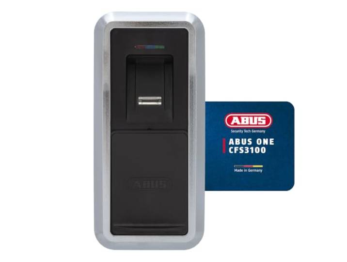 ABUS Lecteur d'Empreintes Digitales HomeTec Pro CFS3100 - Bluetooth Compatible avec moteur de serrure CFA3100 - verrouillage/déverrouillage sans contact - pile CR2032 incluse
