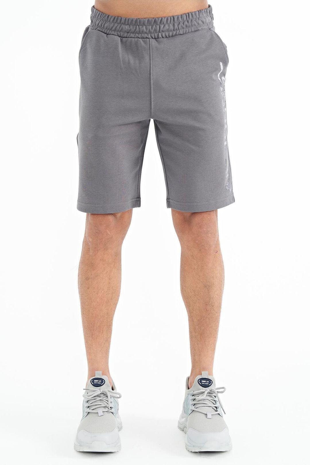 Herren Bedruckte Fleece Sweatshorts
