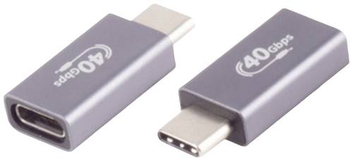 BKL Electronic USB-C Adapter, USB-C Buchse, 4.0, Metall, Pro 10080138 Inhalt: 1St.