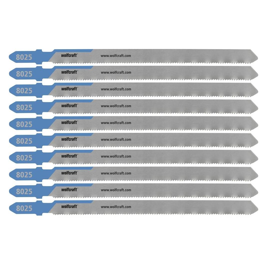 wolfcraft 8025100 10 Stichsägeblätter Metall Rohre&Profile 10 St. (8025100)