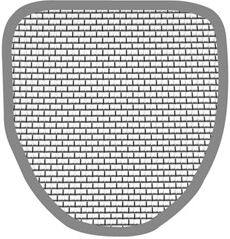 écran d'urinoir Duravit écran d'urinoir de Inox