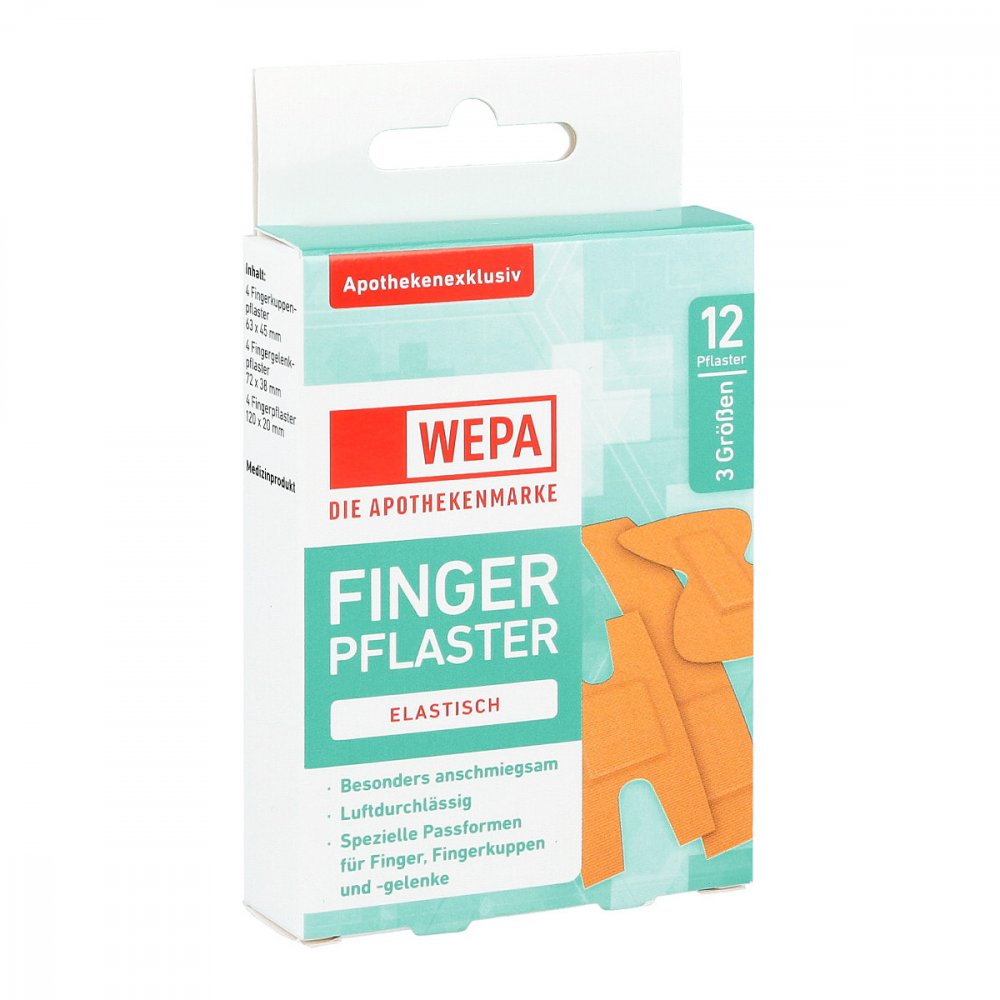 WEPA Apothekenbedarf GmbH & Co KG Wepa Fingerpflaster Mix 3 Grössen 16233947
