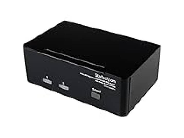 StarTech Switch KVM DVI et VGA 2 Ports Double Écran avec Hub USB et Audio