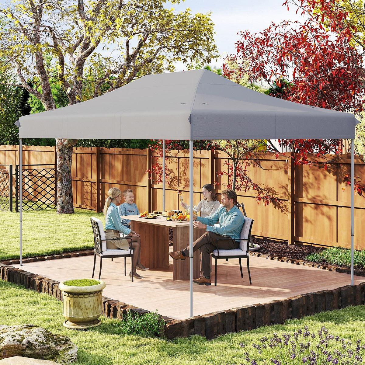 Gartenpavillon - Gartenzelt - Pop-up-Zelt - Sonnenschutz-Zelt - Bistro-Zelt - Verstellbare Höhe