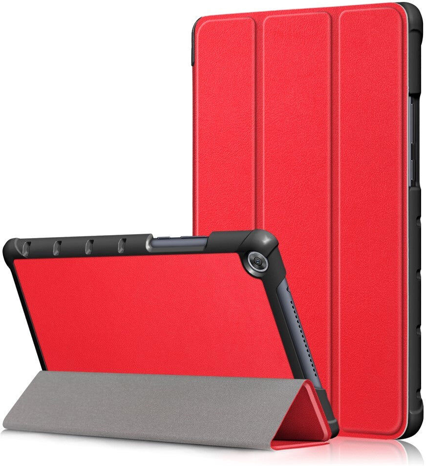 TABLETCOVERS.DK Huawei MediaPad M5 Lite 8 Tri-Fold Læder Cover Rød
