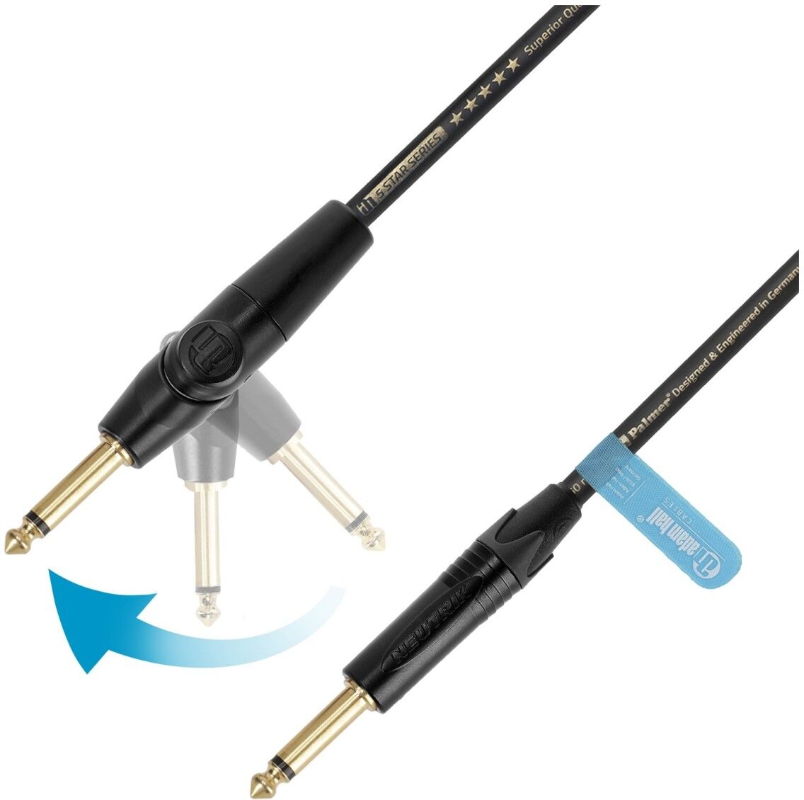 Cable de instrumentación Adam hall 5 STAR FLIPJACK de 4,5 m