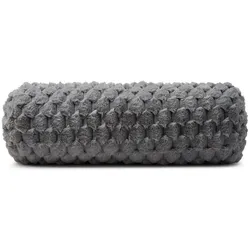 Kissenrolle CARMEN silber (BH 60x20 cm) - silber - BH 60x20 cm