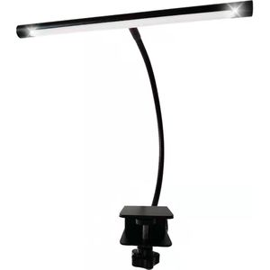 Infitronic Schreibtischlampe IN78LEDKLB2 schwarz, LED, dimmbar, mit Tischklemme, 500 Lumen, warm- bis tageslichtweiß
