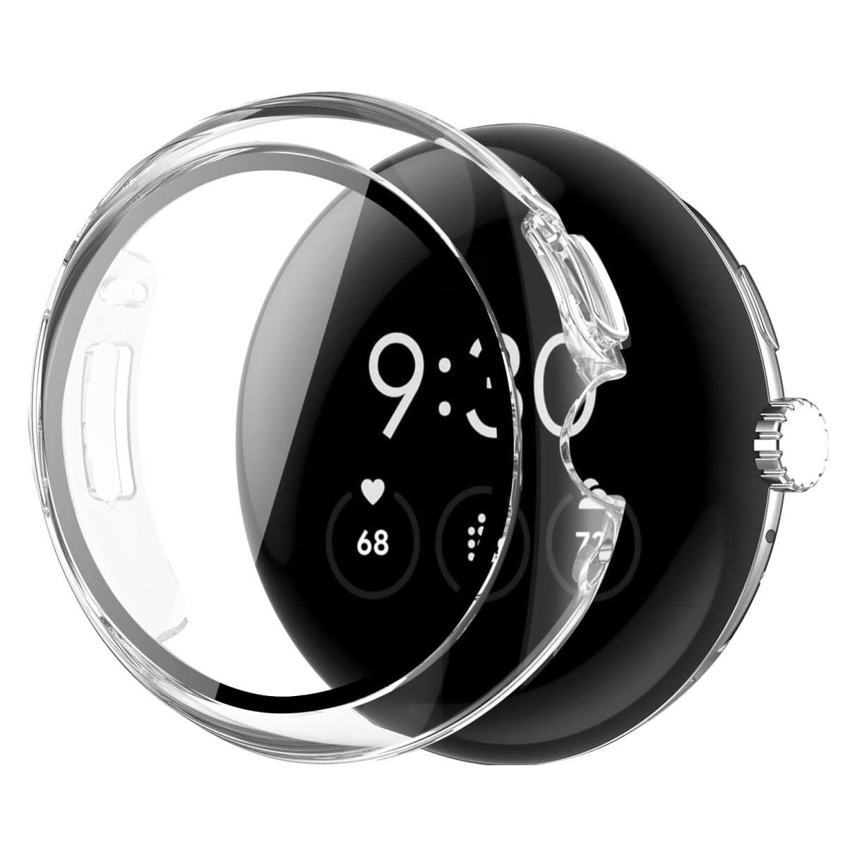 Screenguard ClearShield Google Pixel Watch Panzerglas Screen Protector Case (00034047)