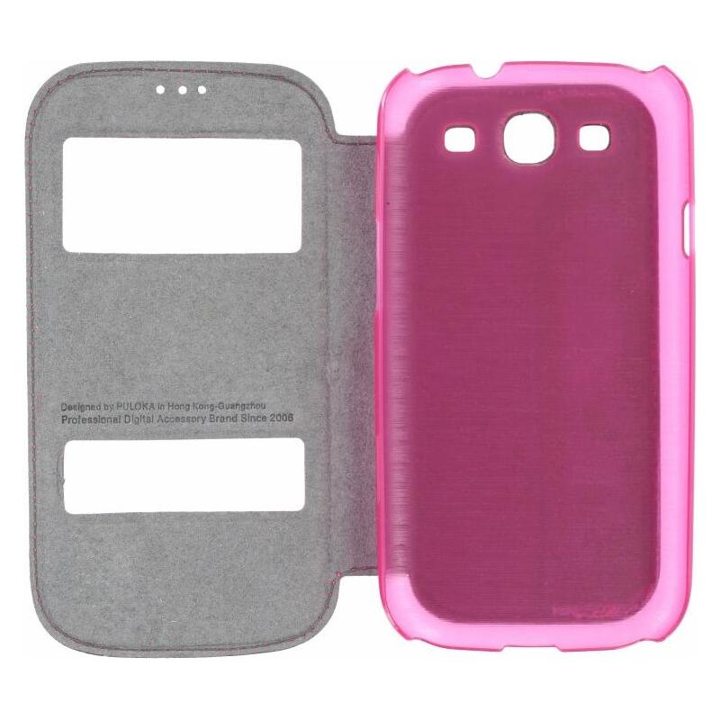 Puloka Flip Case für Samsung Galaxy S3 pink (Samsung Galaxy S III) (32733205)