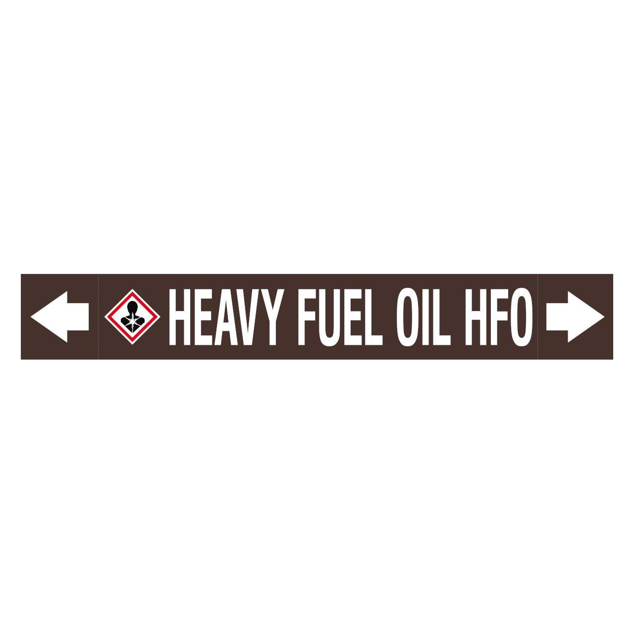 Brady ASME - Rohrmarkierer - Heavy Fuel Oil HFO (313197)