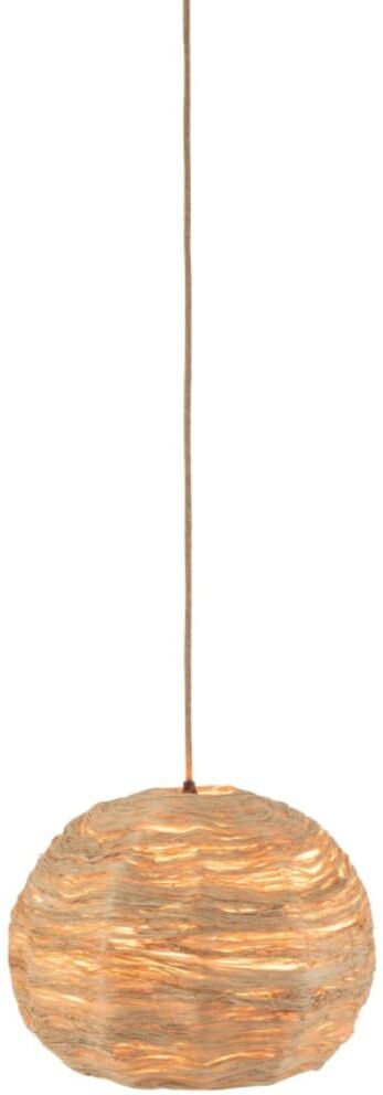 J-line Pantalla colgante de madera natural de 45x45x40cm