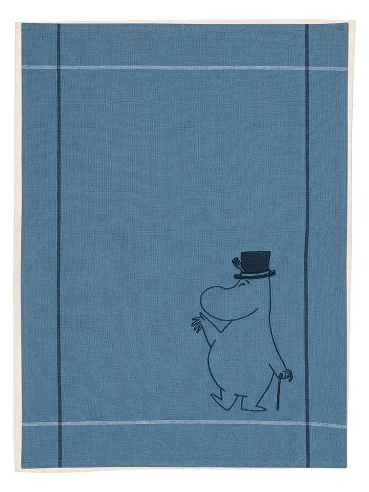 Geschirrtuch "Moominpappa" in Blau - (L)70 x (B)50 cm - onesize