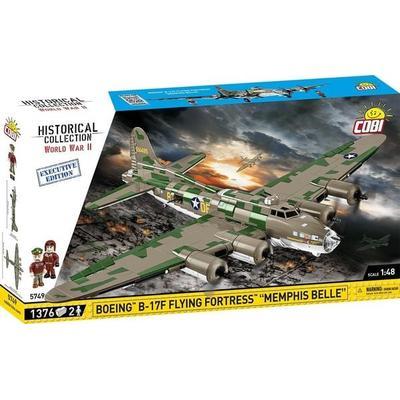 COBI Historical Collection 5749 - Boeing B-17F Flying Fortress Memphis Belle, Executive Edition, WWII, Bausatz 1:48, 1377+2 Klemmbausteine