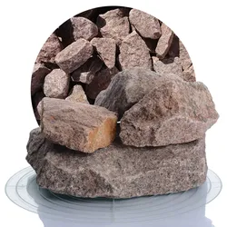 Granit Ziersplitt rot 60-180 mm - 25 kg Sack