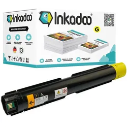 Inkadoo, Toner, Toner kompatibel zu Xerox 006R01458 Toner, gelb Gelb (Y)