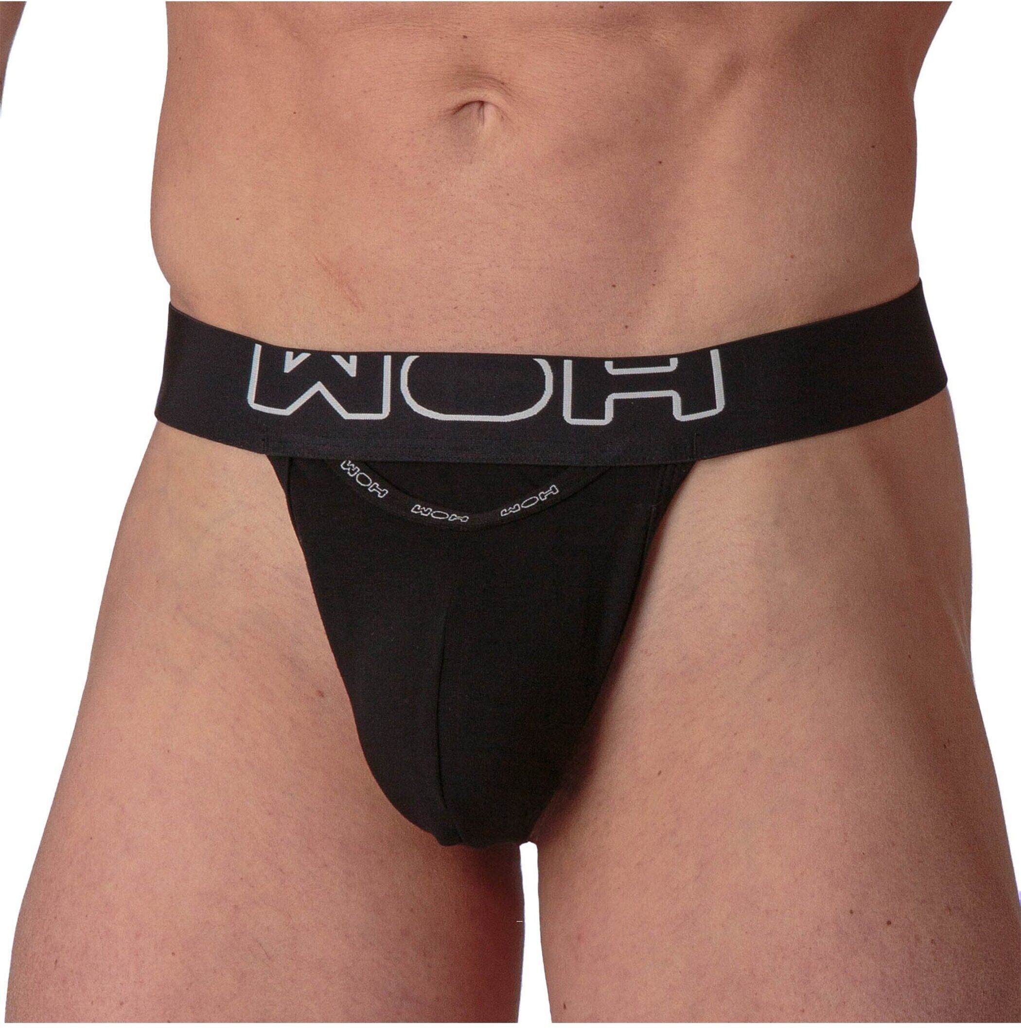 String WOH "String Sexy Fun G-String 1er Pack", Herren, Gr. XXL, schwarz, Obermaterial: 95% Baumwolle CO. 5% Elasthan EL., Unterhosen String