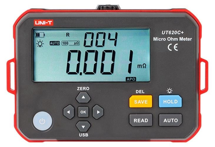 UNI-T UT620C+ Digitale micro-ohm meter