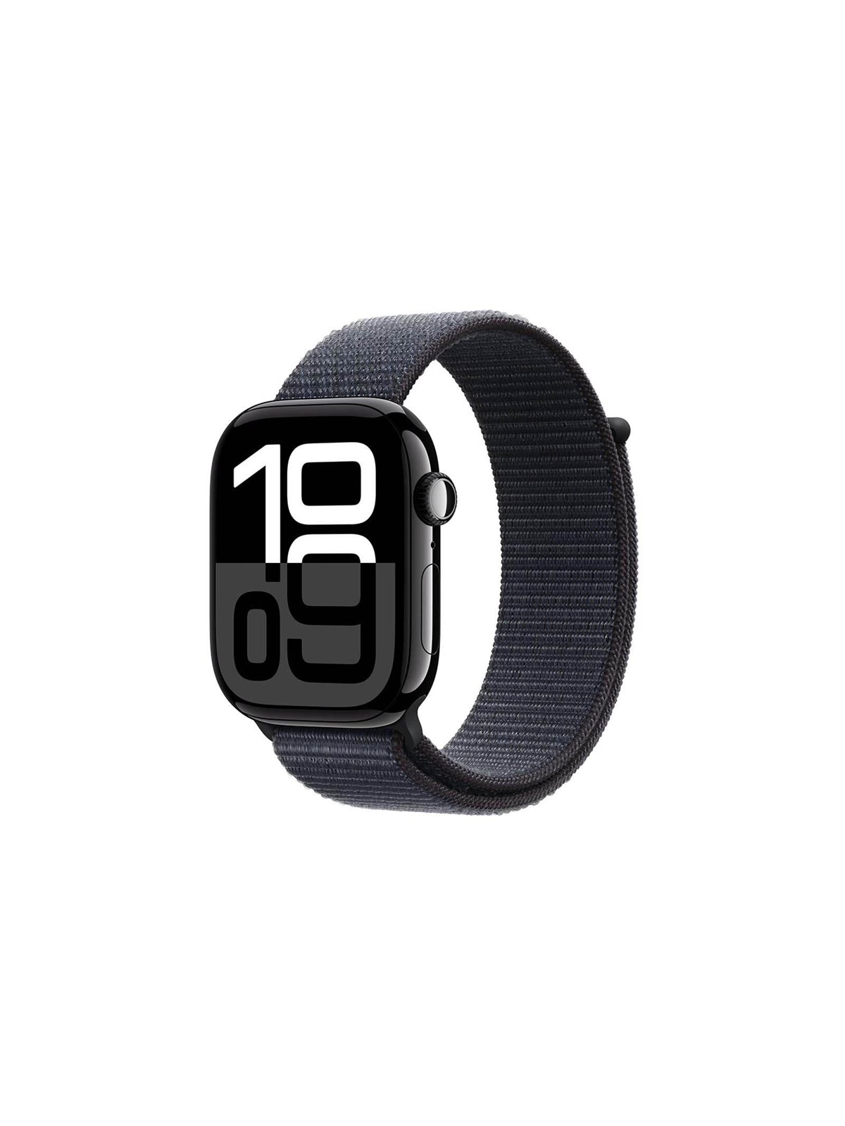 Apple Watch Series 10 GPS + Cellular 46mm - Jet Black Aluminium Case with Ink Sport Loop