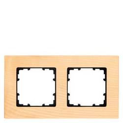 Siemens Schalterprogramm 2fach Rahmen Delta Holz 5TG11024 1 St.