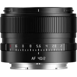 TTArtisan AF 2/40 mm, Sony E-Mount FF schwarz, Objektiv