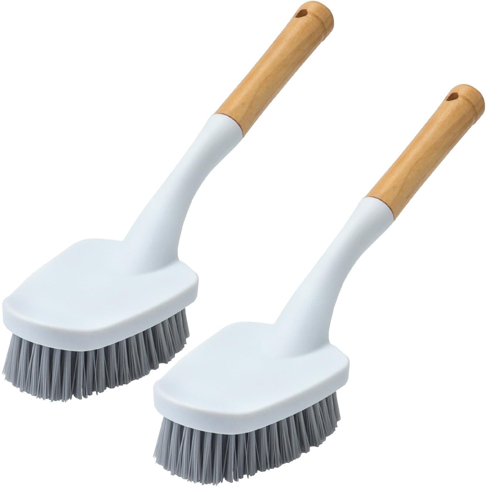 Lustrens 2-pack Heavy Duty vloerborstels met dikke borstelkop