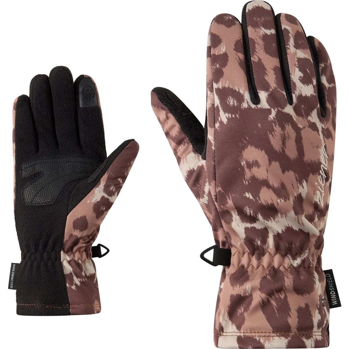 Ziener Iwaana-z Touch Glove Lady faded leo (660) 6 113072-660-6