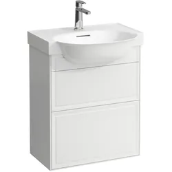 LAUFEN THE NEW CLASSIC Waschtischunterschrank, 2 Schubladen, 575x315x675mm, H4060320856281, Farbe: Geschwärzte Eiche