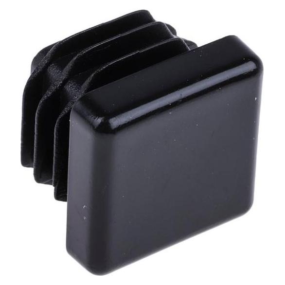 RS PRO Rohrstopfen, quadratisch Schwarz (6290120)