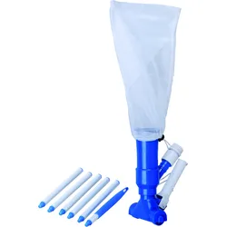 Steinbach Pool Bodensauger Duo | Venturi-Prinzip | mit 1,5 m Alustange
