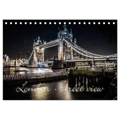 London - street view (CH-Version) (Tischkalender 2027 DIN A5 quer), CALVENDO Monatskalender