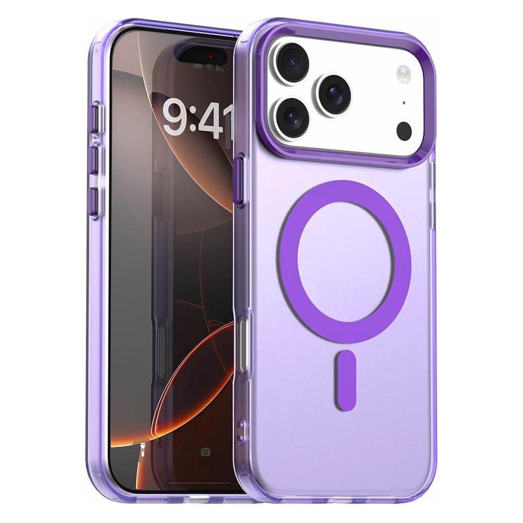 Cover-Discount iPhone 18 Pro Max / iPhone 17 Pro Max - Acryl-Handyhülle mit Magnet und Farbakzent (Apple iPhone 17 Pro Max, Apple iPhone 18 Pro Max) (78056412)