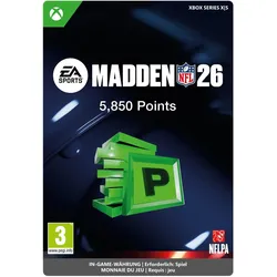 Microsoft Xbox Madden NFL 26: 5850 MUT POINTS Download Code, Ingame Währung